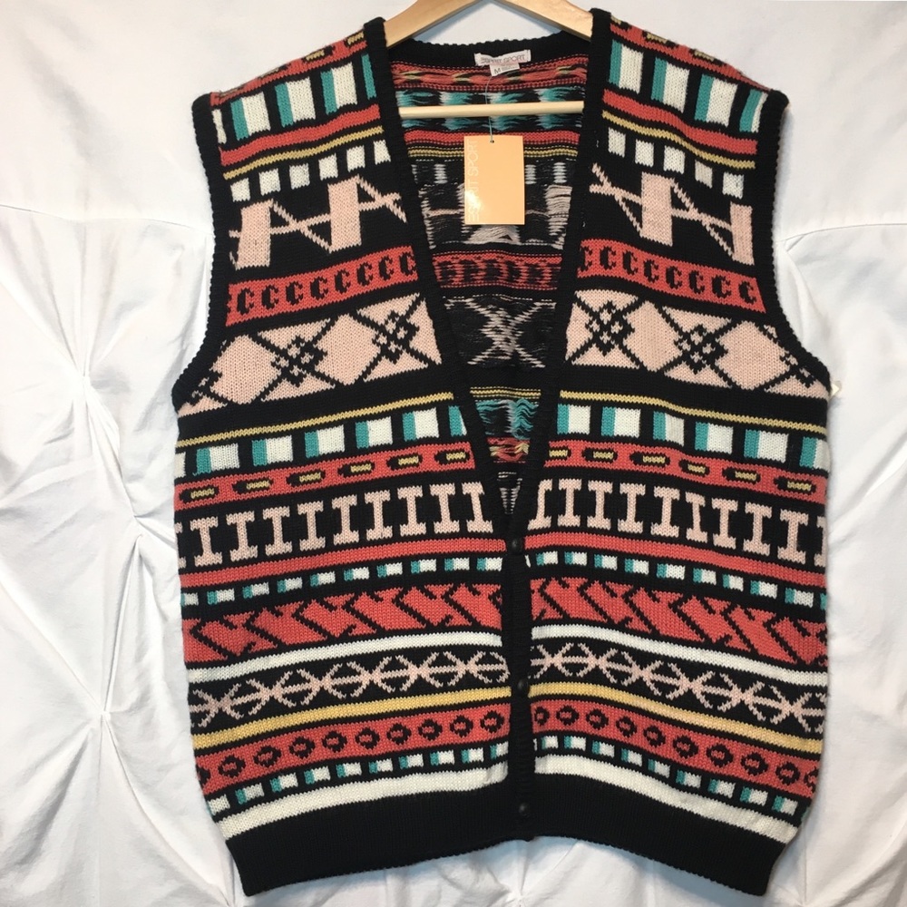 Vintage 80s Esprit Sport sweater vest M